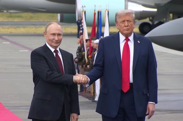 Встреча Владимира Путина и Дональда Трампа в Анкоридже.