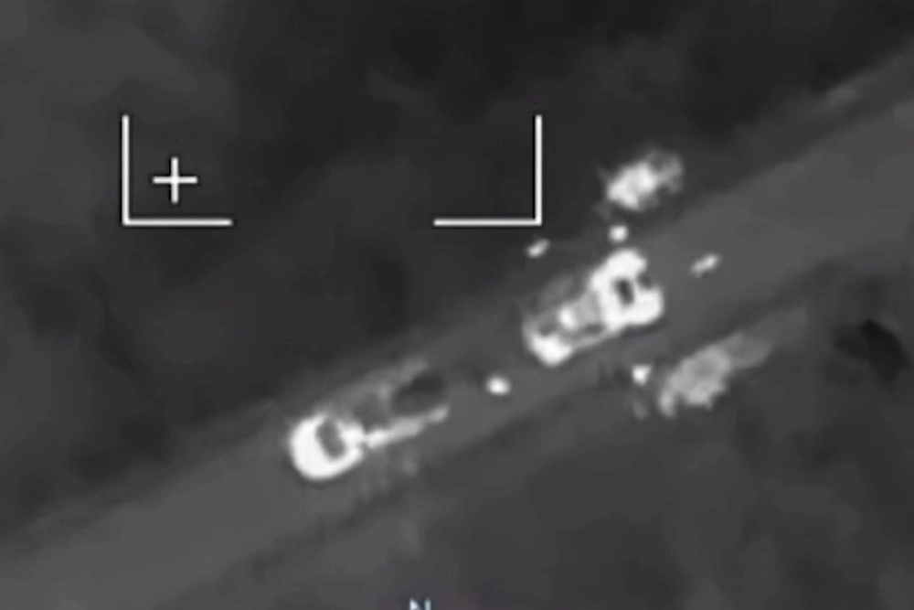 Удар «Ланцета» по самоходной установке Gepard ВСУ в Харьковской области.