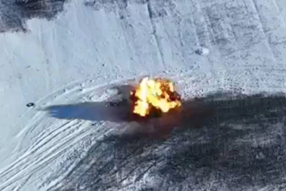 Боевая работа дронов на ореховском направлении.