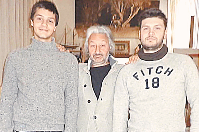 Артем Микоян (слева), Стас Намин, Роман Ткаченко (Микоян).