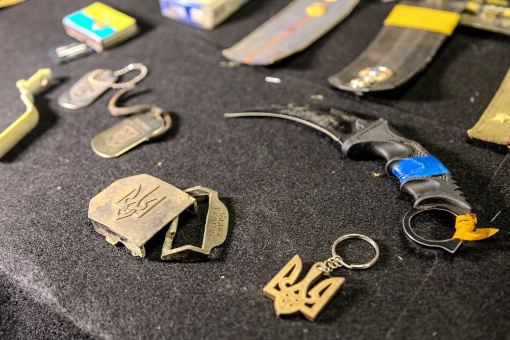 Трофейный нож и пряжки можно увидеть среди экспонатов музея.