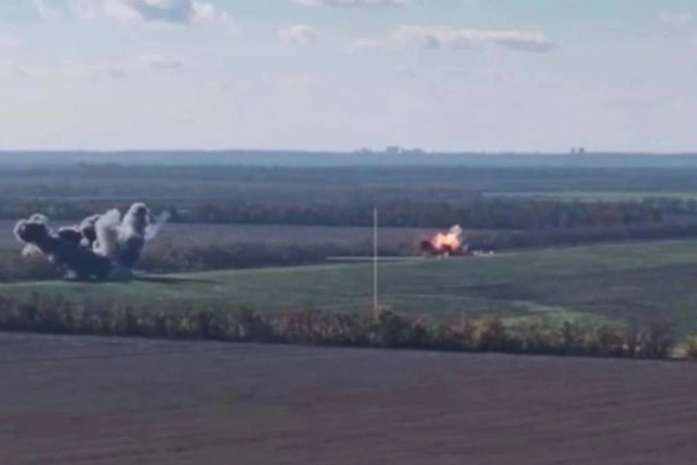 Бои в Запорожской области.