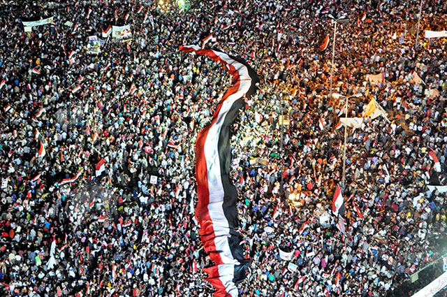 Акции протеста на площади Тахрир в столице Египта Каире
