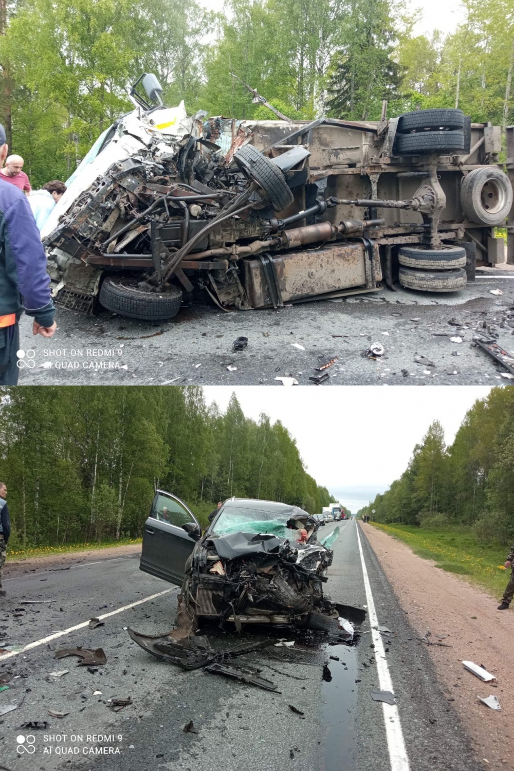 В ДТП на М-9 с грузовиком погиб водитель, второго везут в больницу в Ржеве  | АиФ Тверь