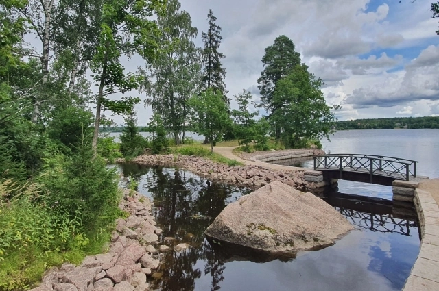 Скальный парк «Монрепо» в Выборге. 1788 г. 161 га
