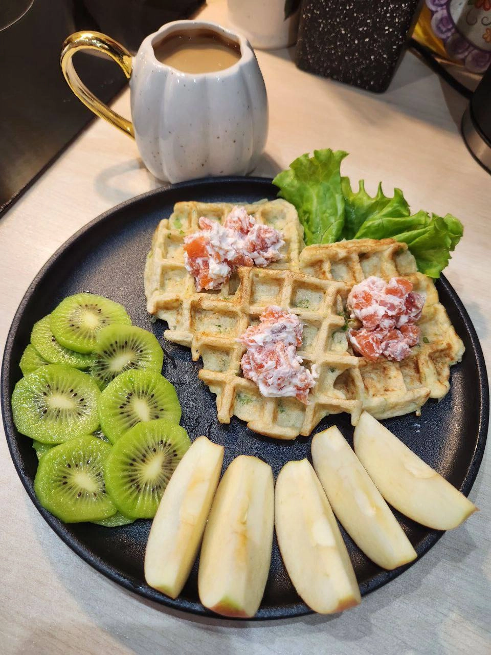 Вафли из цукини.