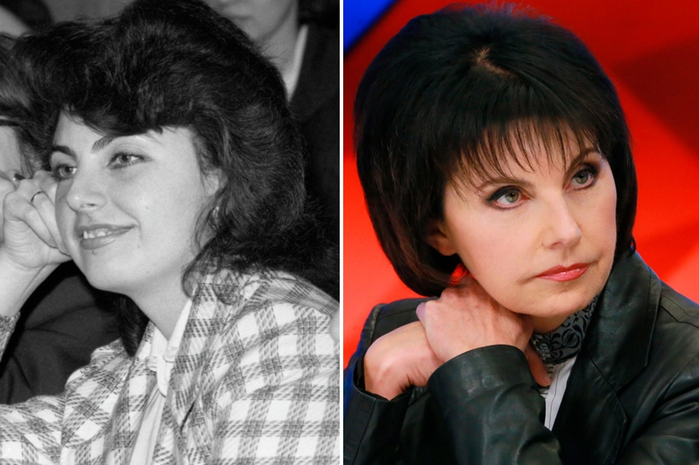 1989 год, журналистка, телеведущая Татьяна Миткова; 2018 год, Попечитель Cancer Fund, тележурналистка Татьяна Миткова.