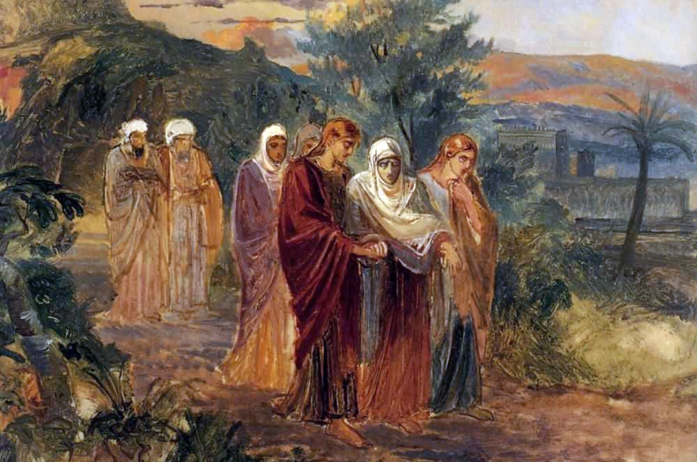 Возвращение с погребения Христа (Николай Ге, 1859)