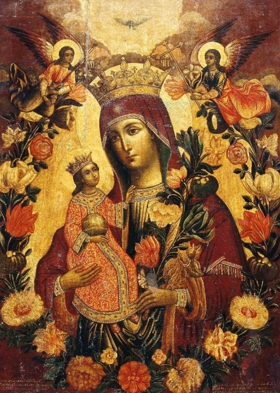 Икона Богородицы Неувядаемый Цвет