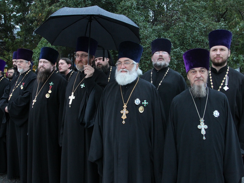 Прибытие Патриарха Кирилла в Барнаул