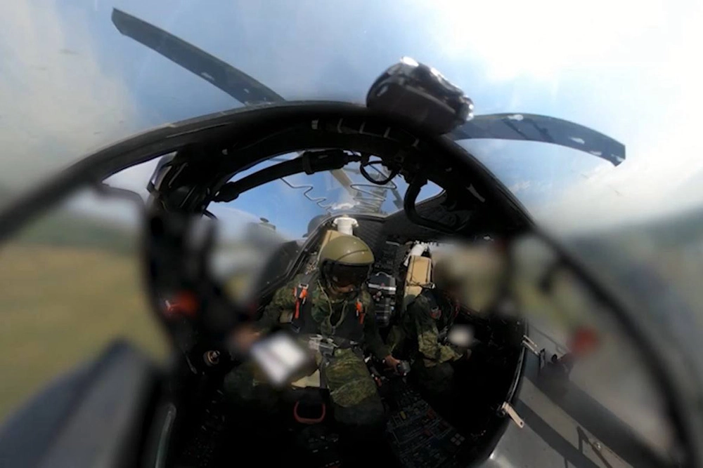 В кабине «Аллигатора».