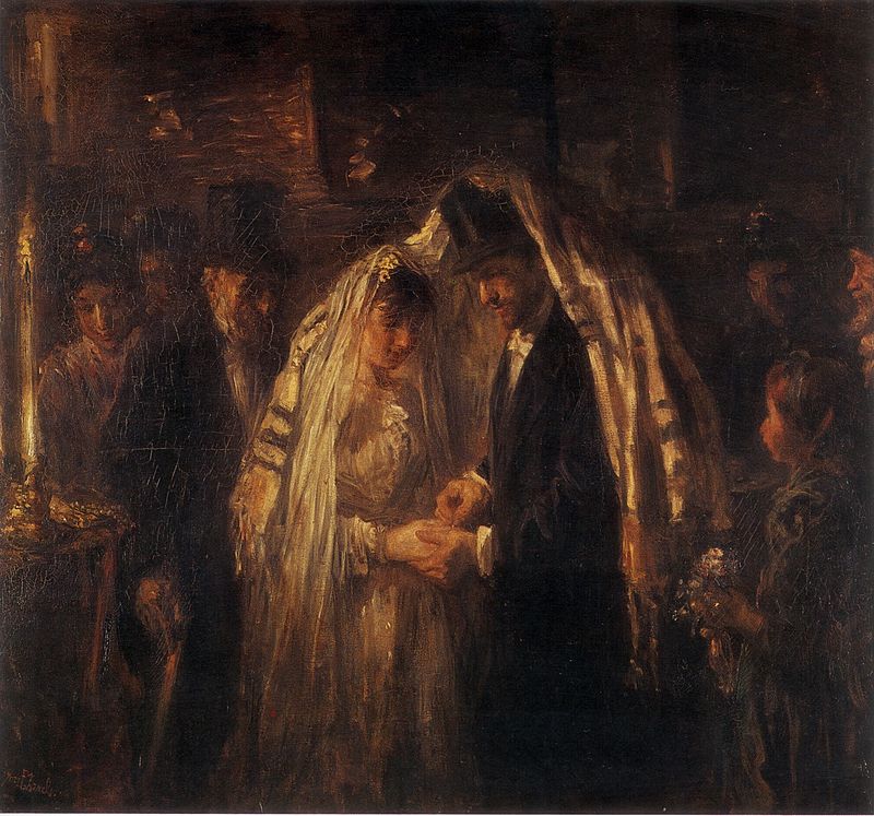 Йозеф Исраэлс. Еврейская свадьба.