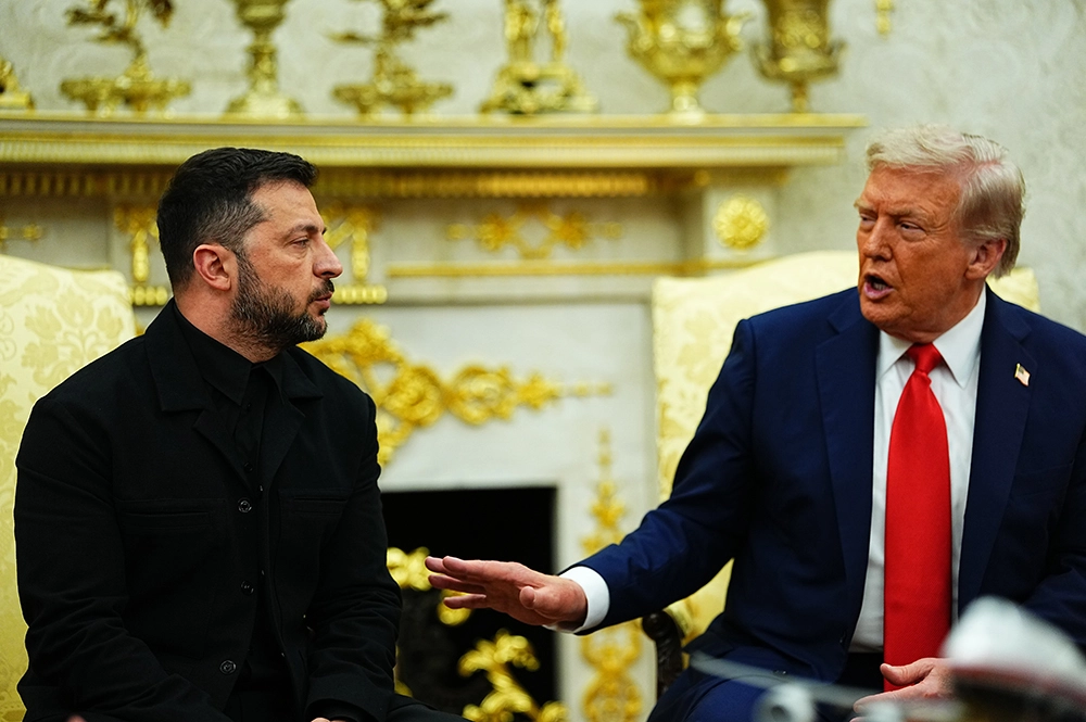 Владимир Зеленский и Дональд Трамп. 