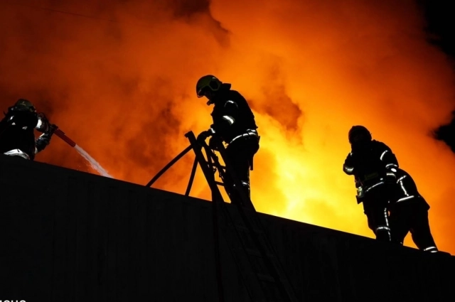 Пожар в Одессе