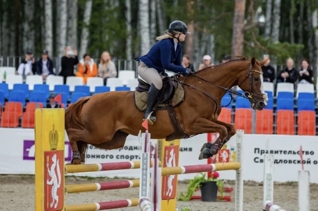 Руслана и Икра на соревнованиях.