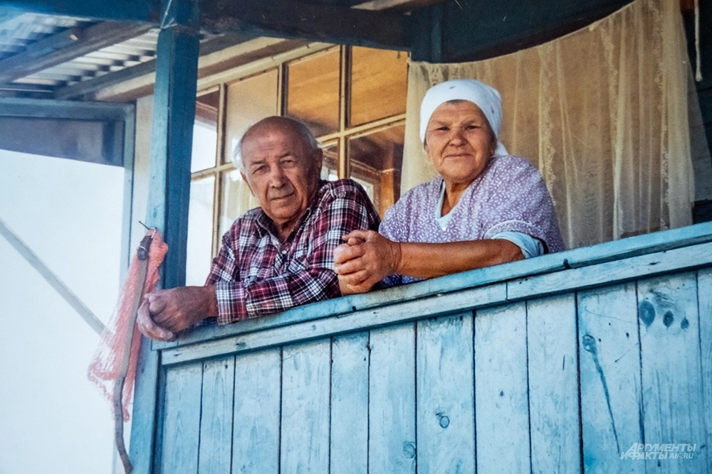 Нина Васильевна с мужем.