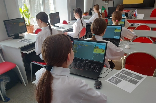 На уроке информатики в школе № 10 Сердобска учащиеся осваивают программирование.