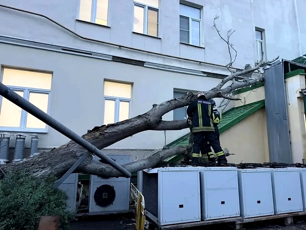 Последствия непогоды.