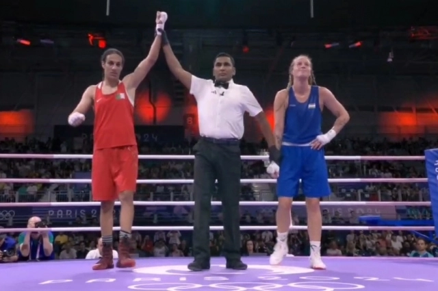 Иман Хелиф и Анна Хамори.