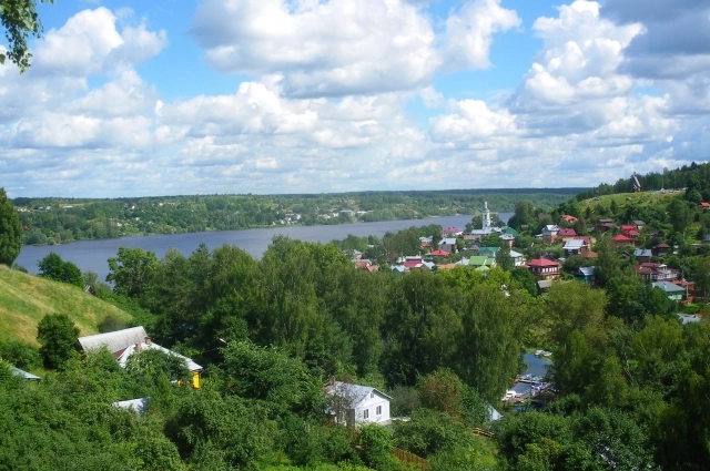 Именно этот вид был запечатлён Левитаном на своих картинах.