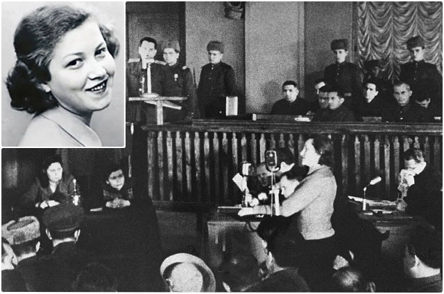 Дина Проничева, чудом спасшаяся в Бабьем Яре, в 1946 году выступала свидетелем на Киевском процессе над палачами Бабьего Яра.