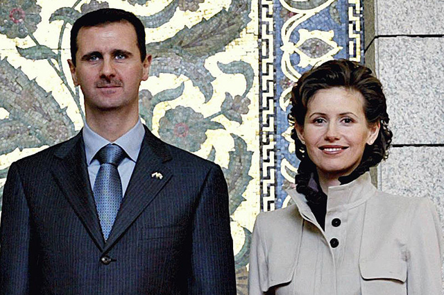 Башар и Асма аль-Асад, 2003 г.