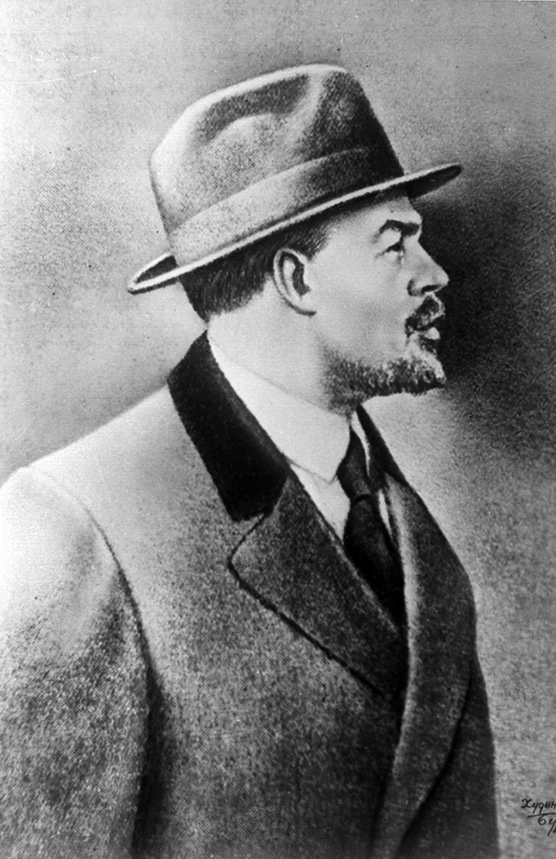 Владимир Ильич Ленин в Стокгольме. 1917 год.