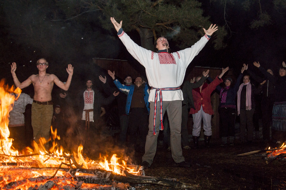 Славянский праздник равноденствия в Красноярске март 2014