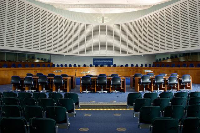 Зал заседаний Европейского суда по правам человека