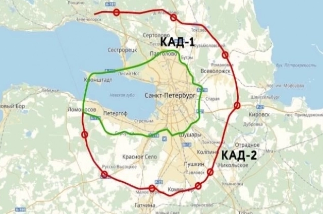 В будущем КАД‑2 может включить десятки инженерных сооружений: 12 развязок, более 30 путепроводов, мост через Неву длиной около 800 метров, логистические хабы вдоль трассы, крупные развязки.