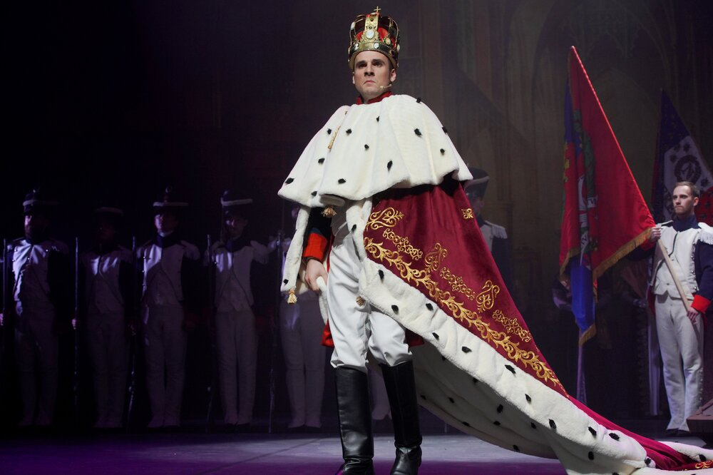 Актер Александр Поздняков в роли Наполеона Бонапарта.