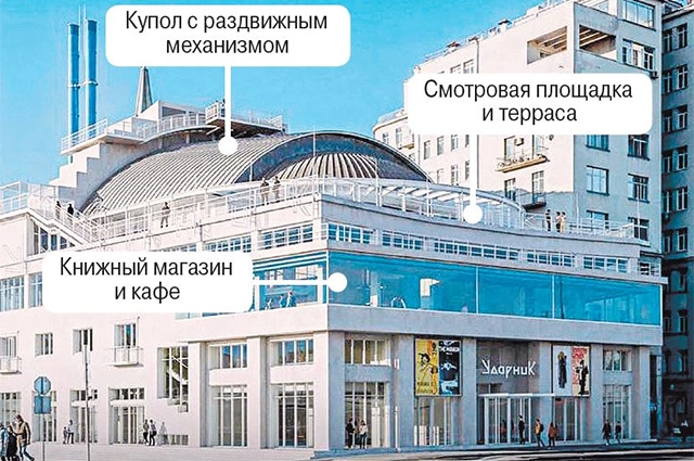 Таким будет кинотеатр «Ударник» после реставрации.