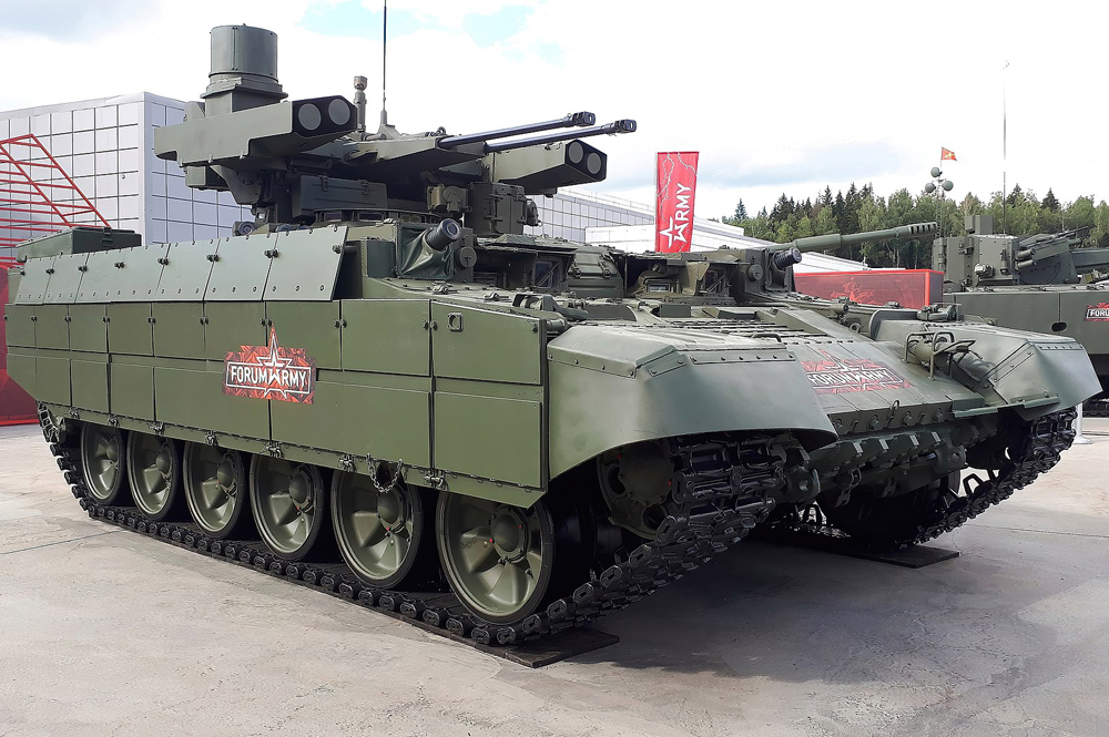 БМПТ «Терминатор-2» на выставке «Армия-2020».