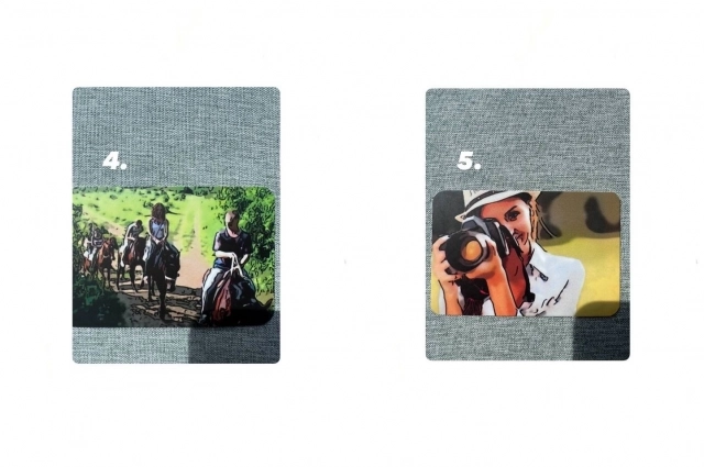 Тут явно видна лесная тропа, женщина с объективом - тоже не просто так.