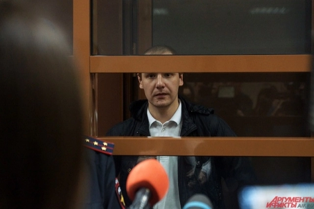 Андрей на заседании суда.