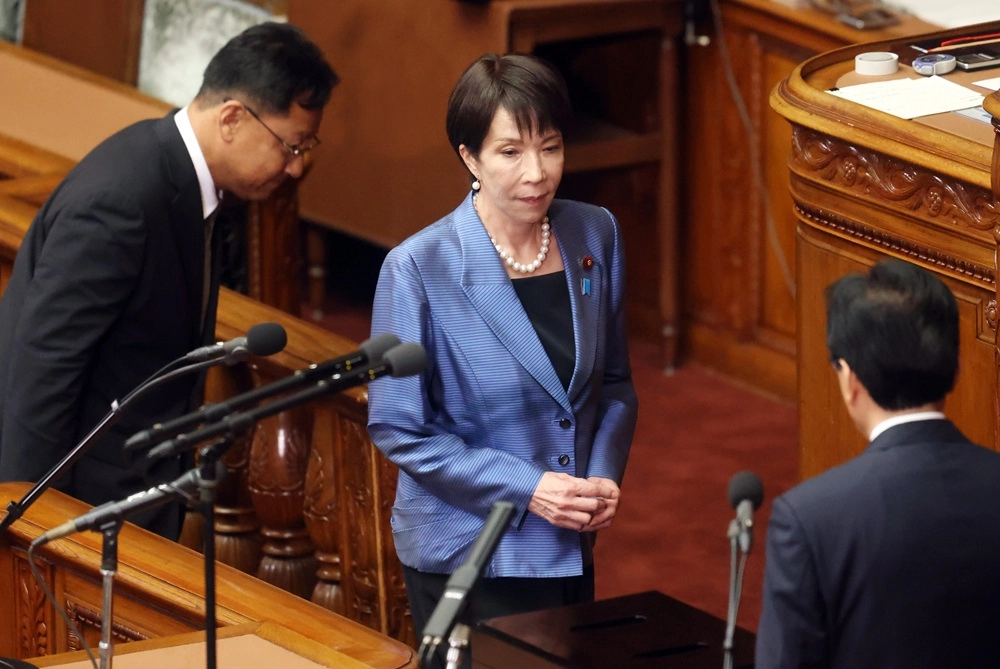 Санаэ Такаити, премьер-министр Японии.