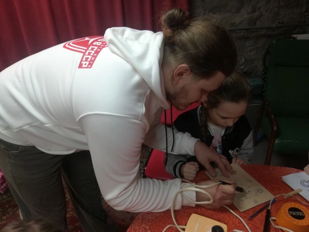 Выжигание – дело кропотливое.