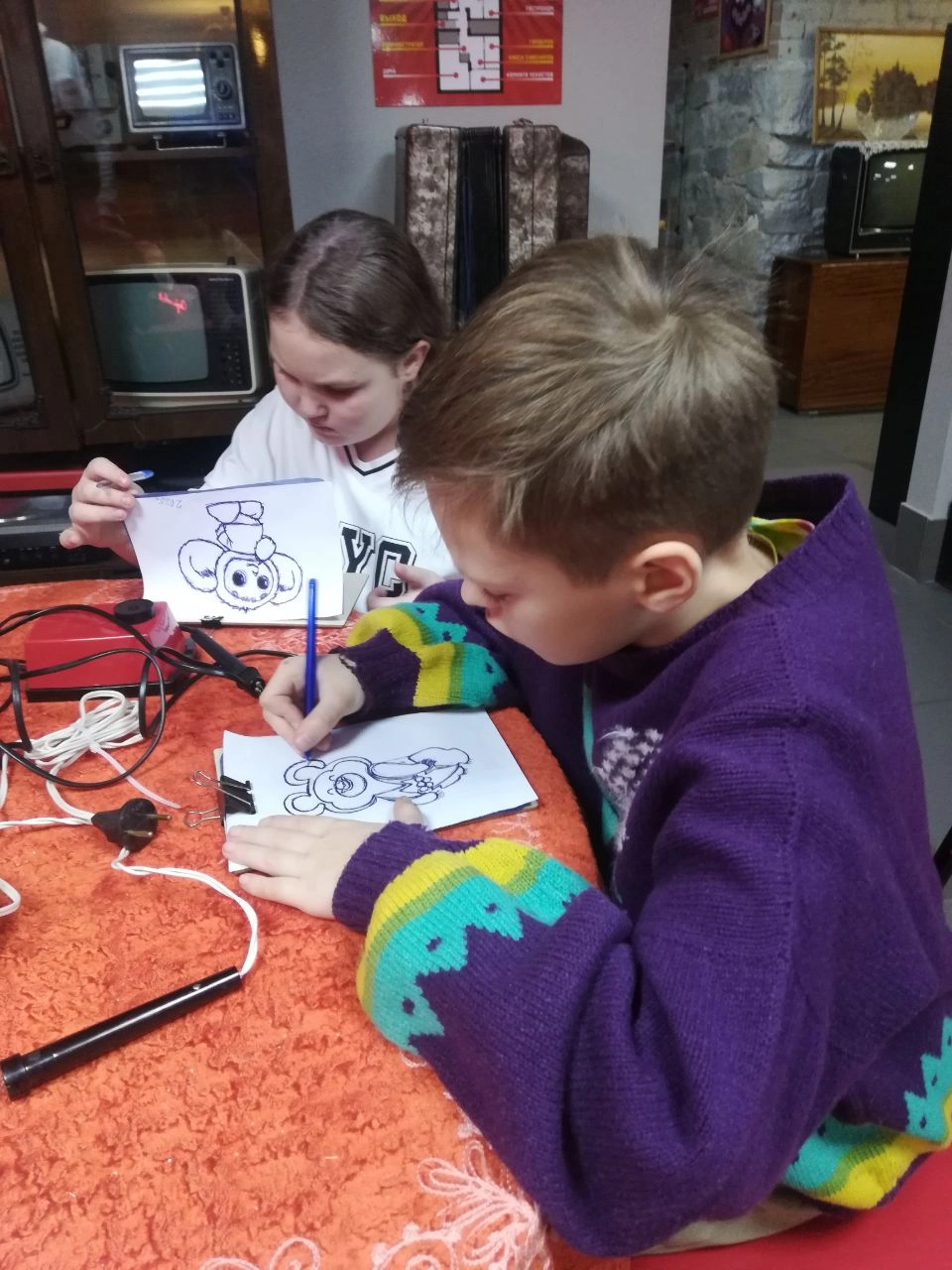 Подготовительный этап к выжиганию.