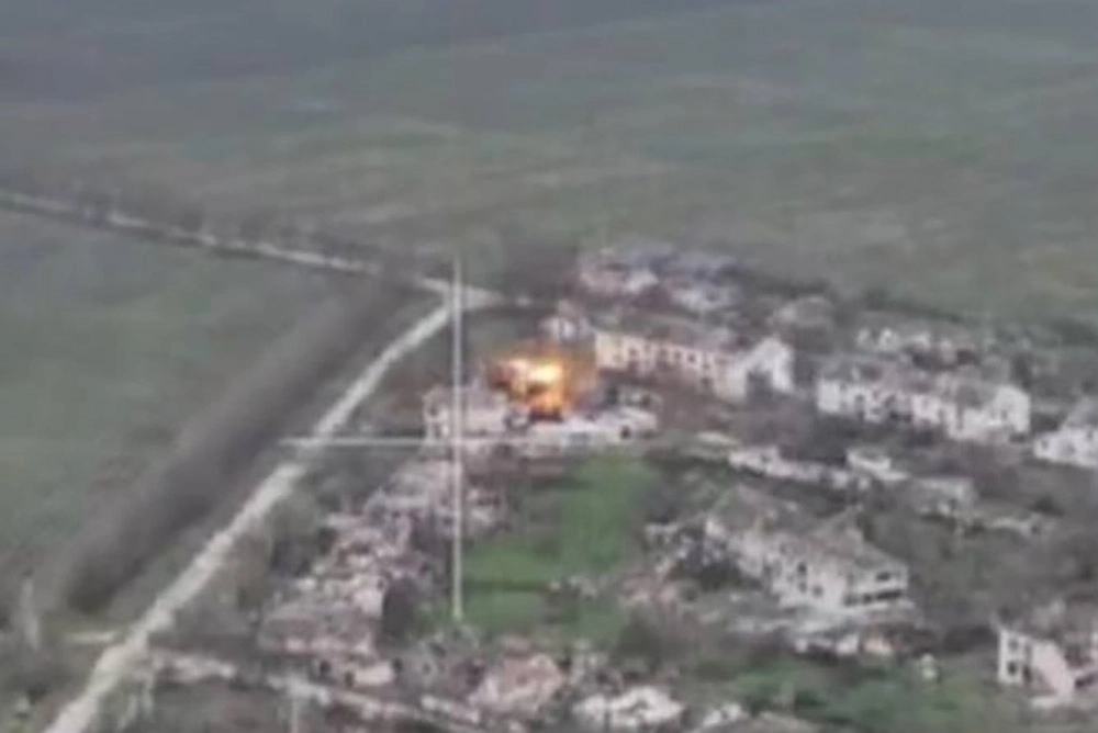 Результат работы БПЛА «Орлан-10».