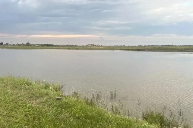 Котлован в селе Красноярка.