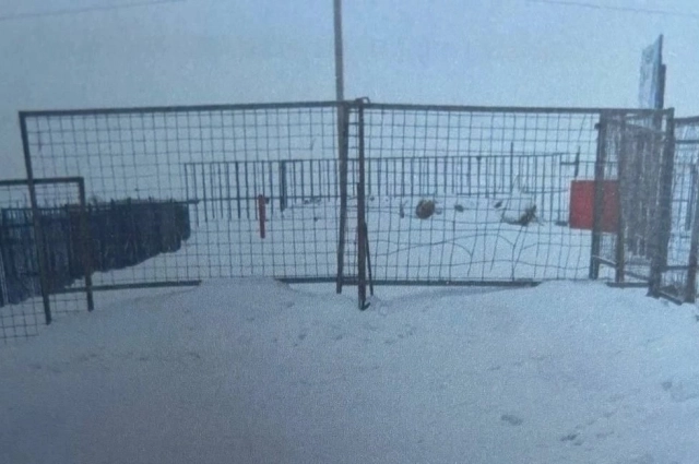 Так это выглядит зимой.