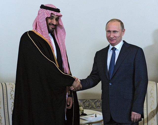Салман Мохаммад бин Салман и Владимир Путин.