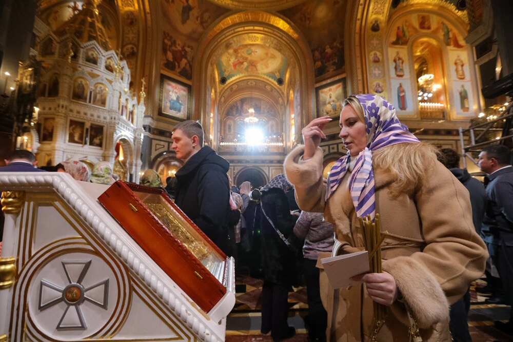 В России прошли рождественские службы.