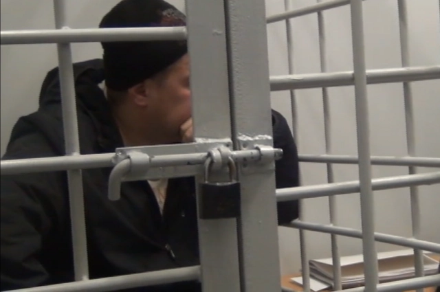 Роман К. перед следственным экспериментом.