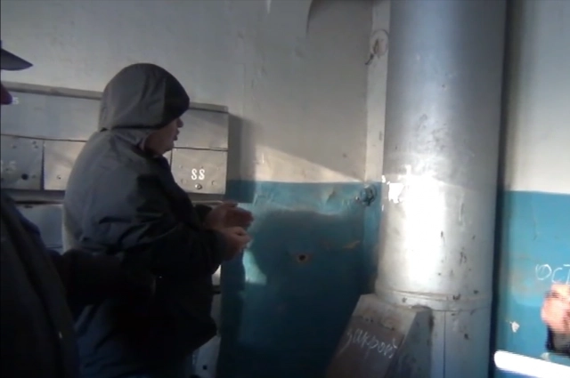 Преступник на месте совершенного преступления.