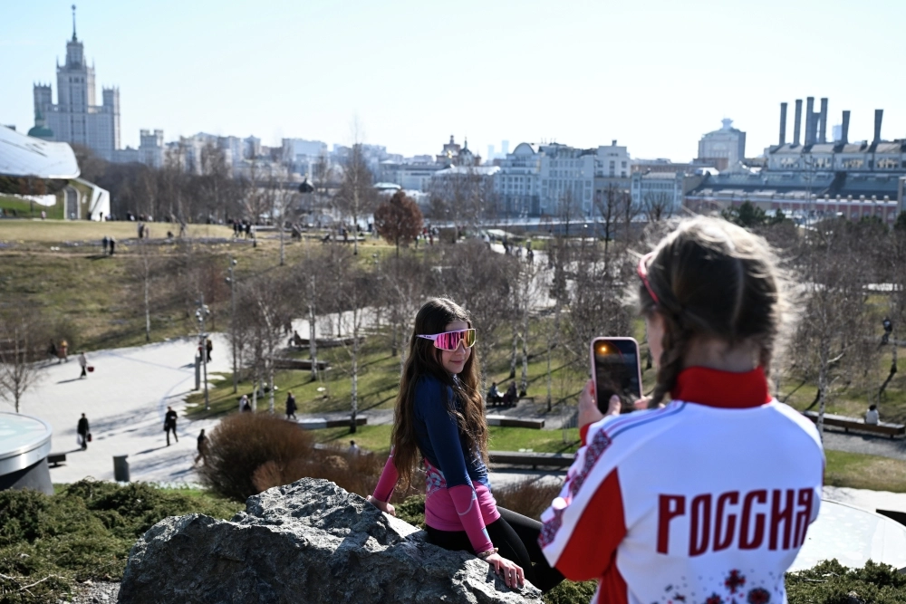 весна в москве