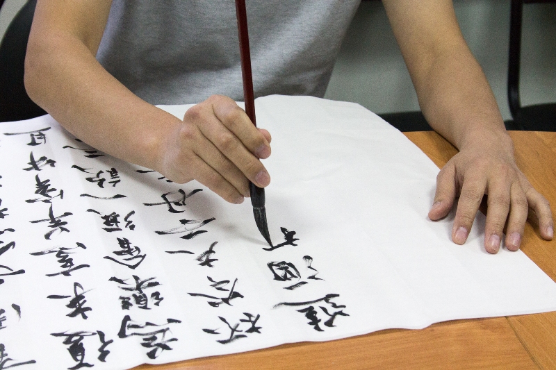каллиграфия, китайские иероглифы