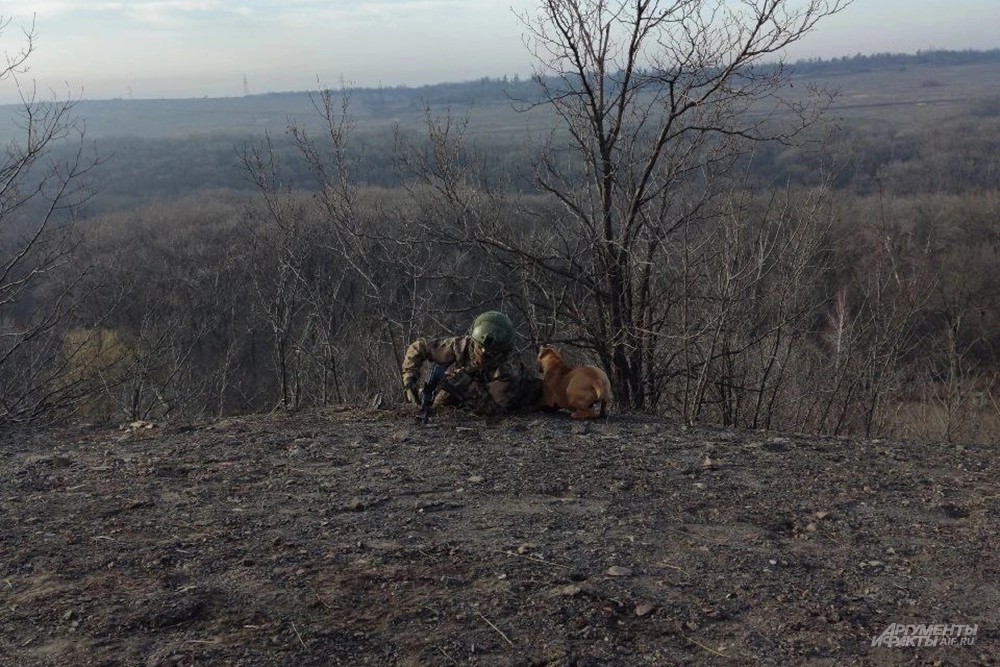 Фото к тексту Дмитрия Григорьева про бойца позывным Эскимос. На фото: Боец с позывным Эскимос