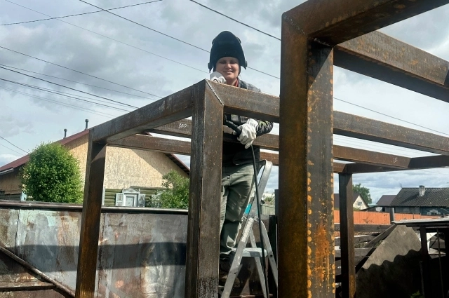 Веру в то, что пришла на правильный путь девушке вселил её наставник на курсах, который говорил: «В тебе гены сварщика». 