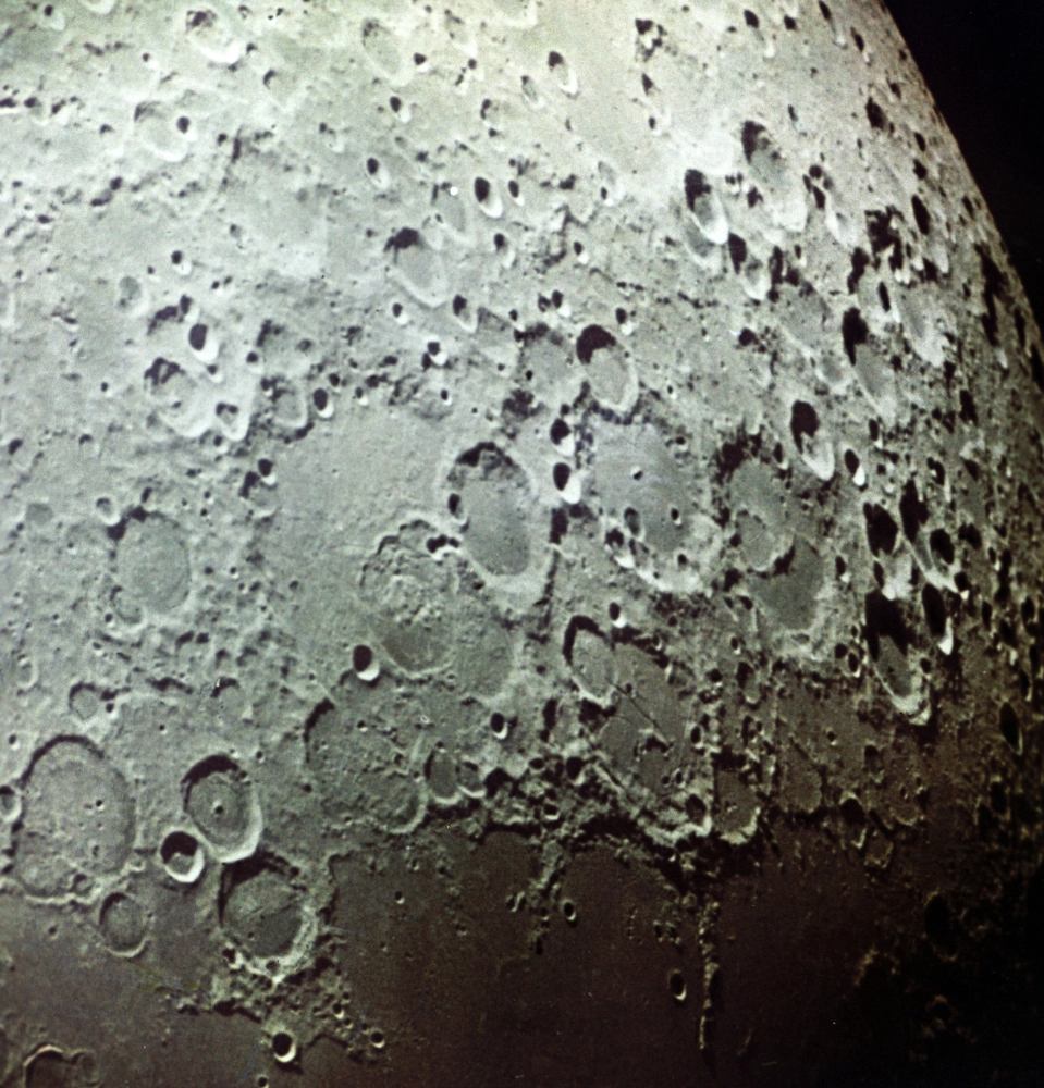 Поверхность Луны, снятая станцией «Зонд-7», 1971 г.